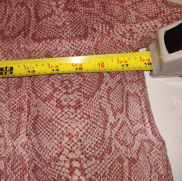 JOIE pink tassa snakeskin top - Picture 10 of 12